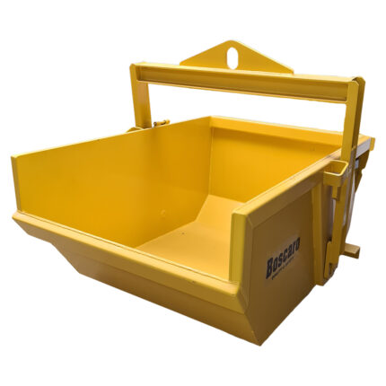 Bena-haba deșeuri moloz 800 lt auto-descărcare