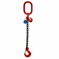 Lanț ridicare pentru macara cu carlige de scurtare - 8 mm - 1 brat - 2 tone